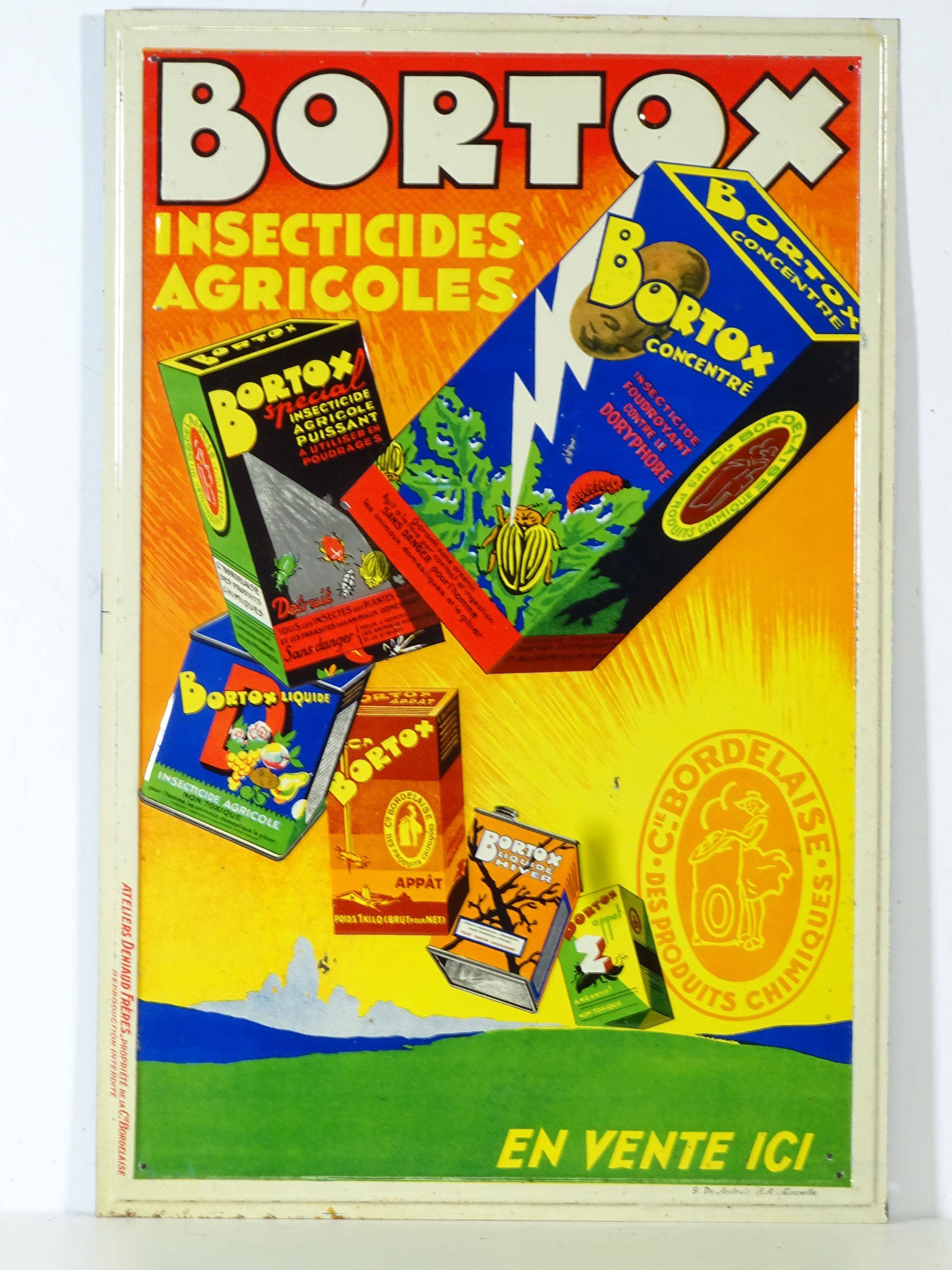 BORTOX Compagnie Bordelaise des Produits Chimiques « insecticide ...