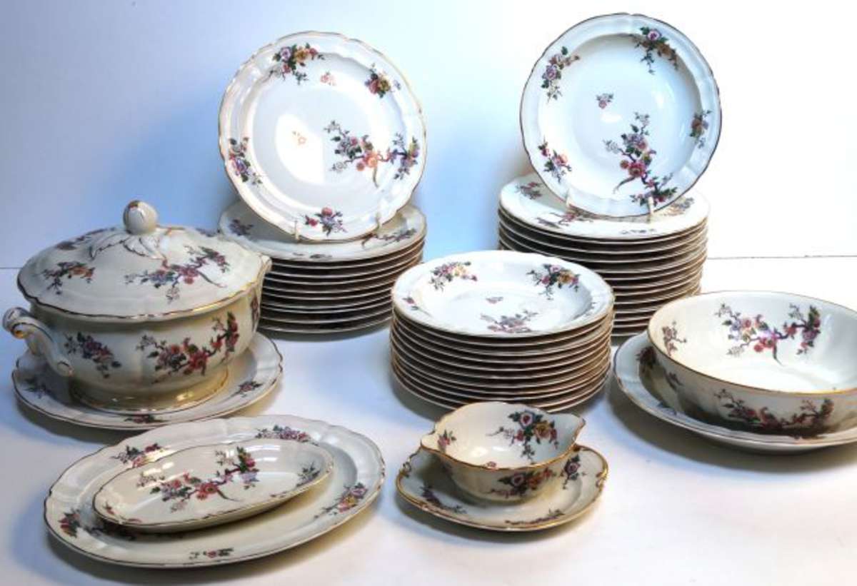 Décors or  Porcelaine Bernardaud