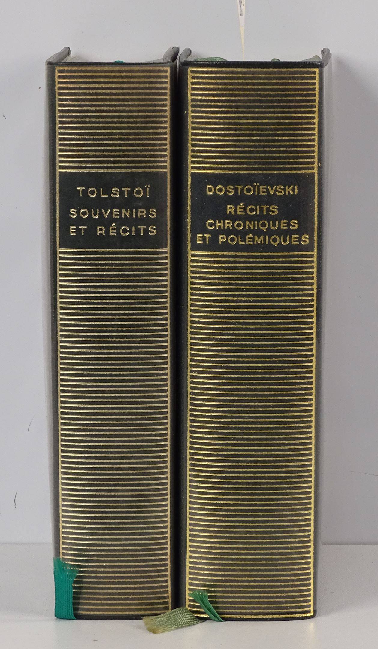 [LA PLEIADE] - Ensemble de 2 volumes In-12° : TOLSTOï - Souvenirs et récits...