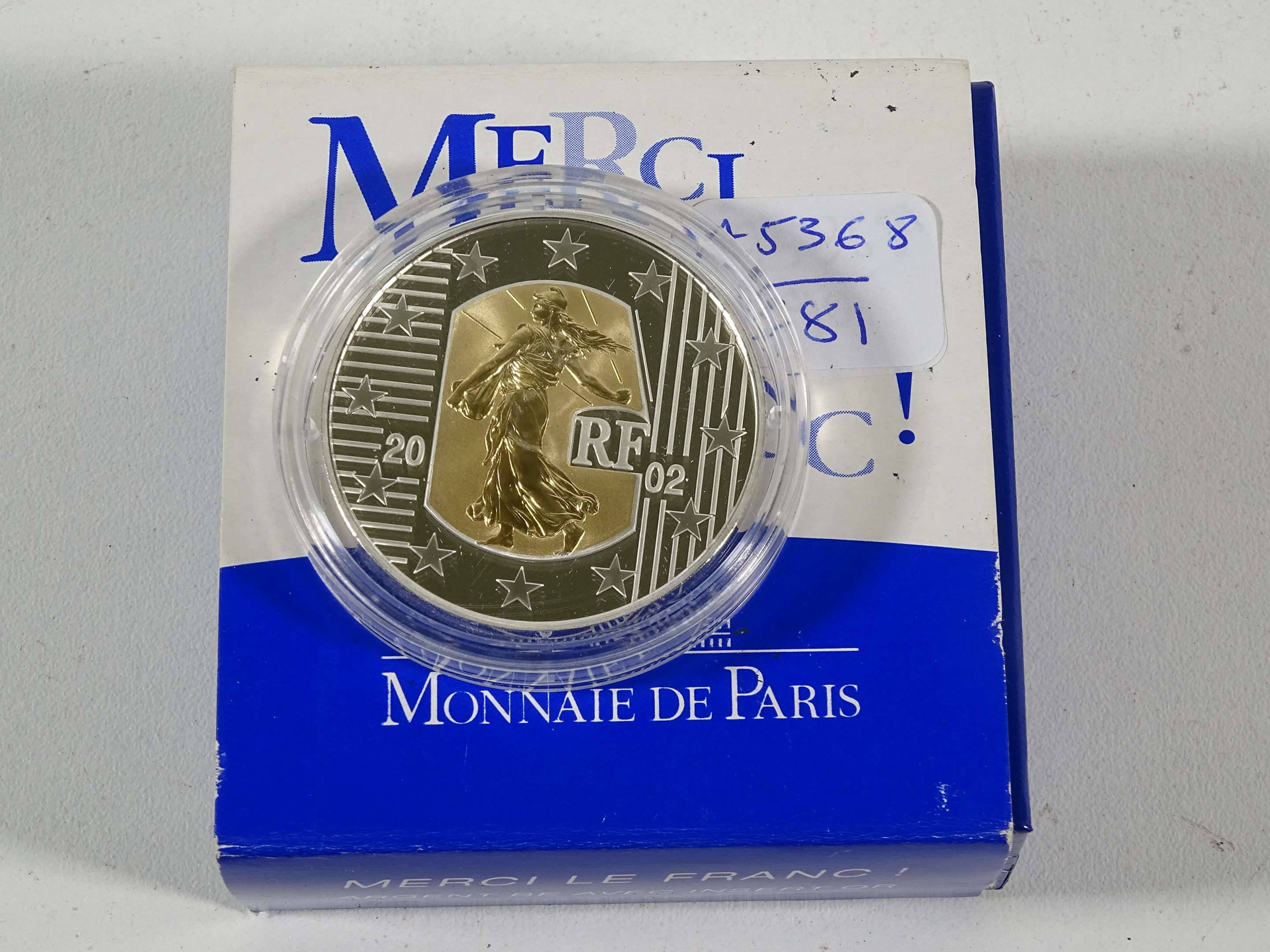 Monnaies et pièces : pièce de monnaie de collection, or, argent