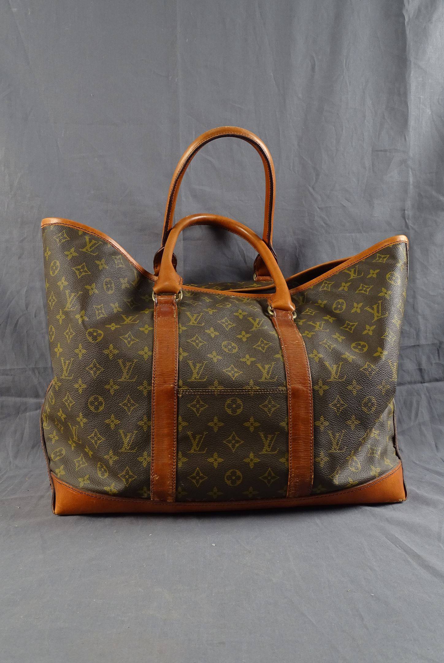 LOUIS VUITTON Monogram Tapestry Grand Sac Bleu 1261360