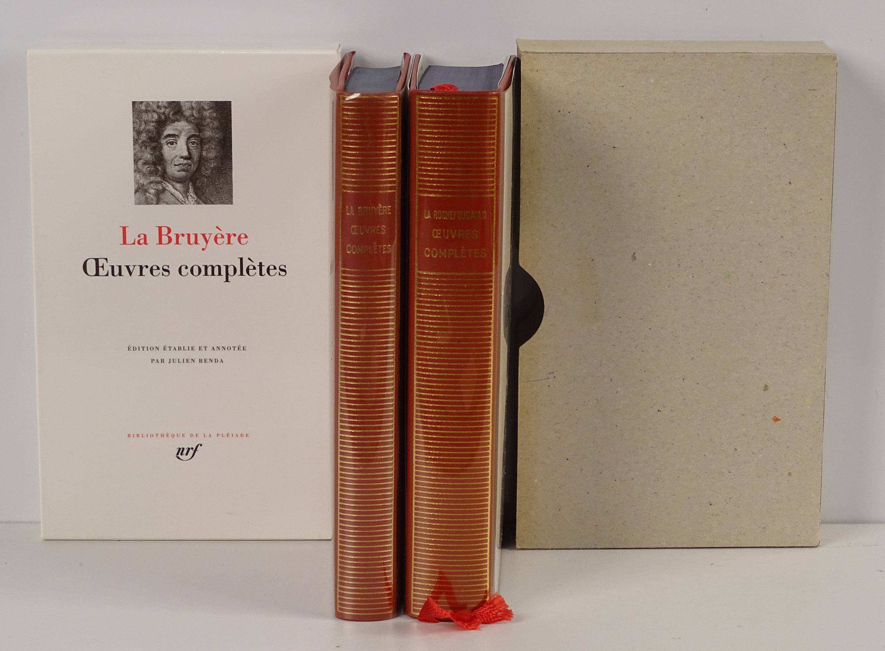 [LA PLEIADE] - Ensemble de 2 volumes In-12° : LA ROCHEFOUCAULD - Œuvres...