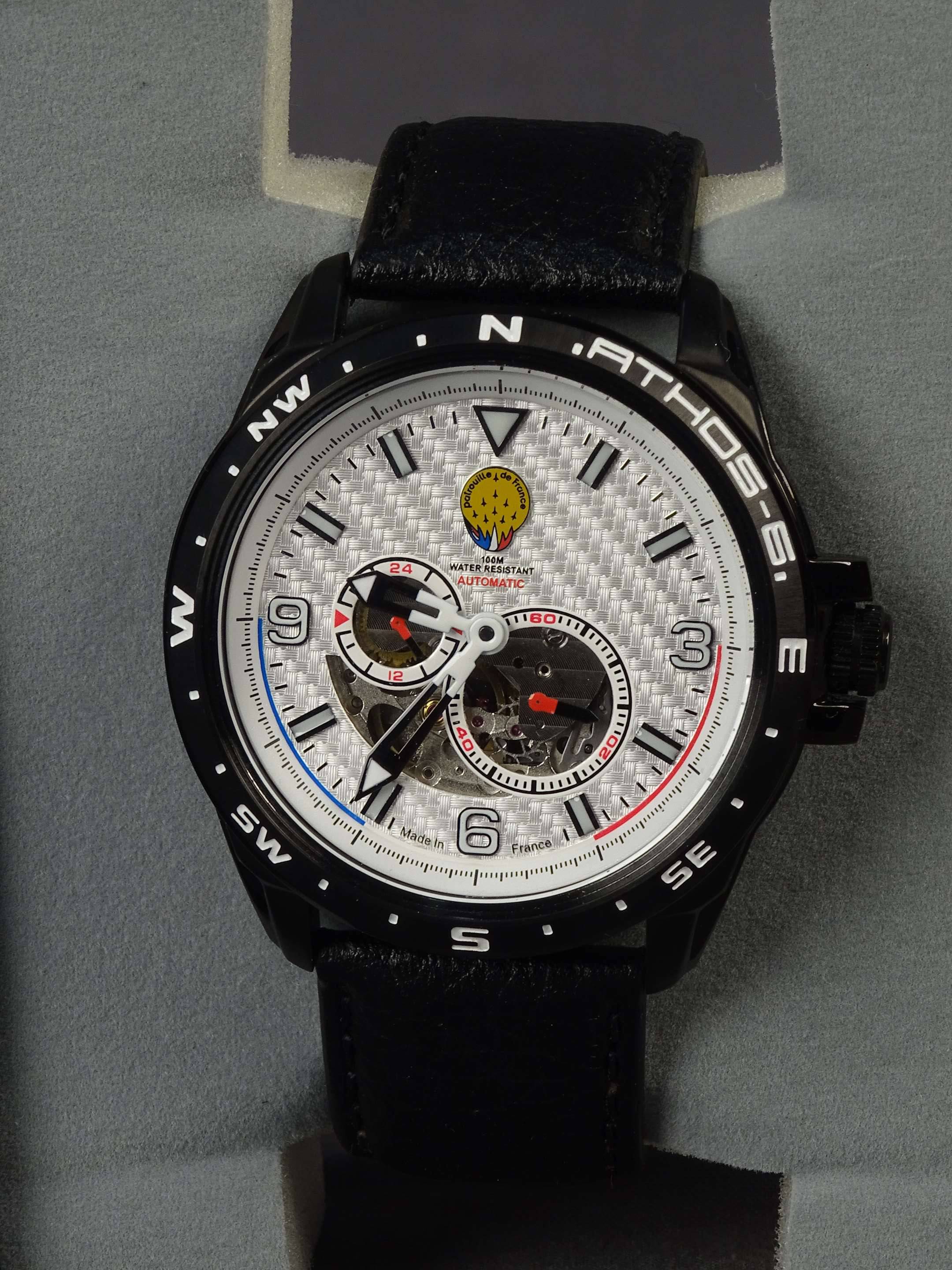 Montre bracelet homme Patrouille de France Athos 6. Le boitier d