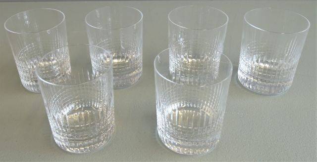14 verres à whisky modèle Nancy en cristal de Baccarat prix à la pièce 
