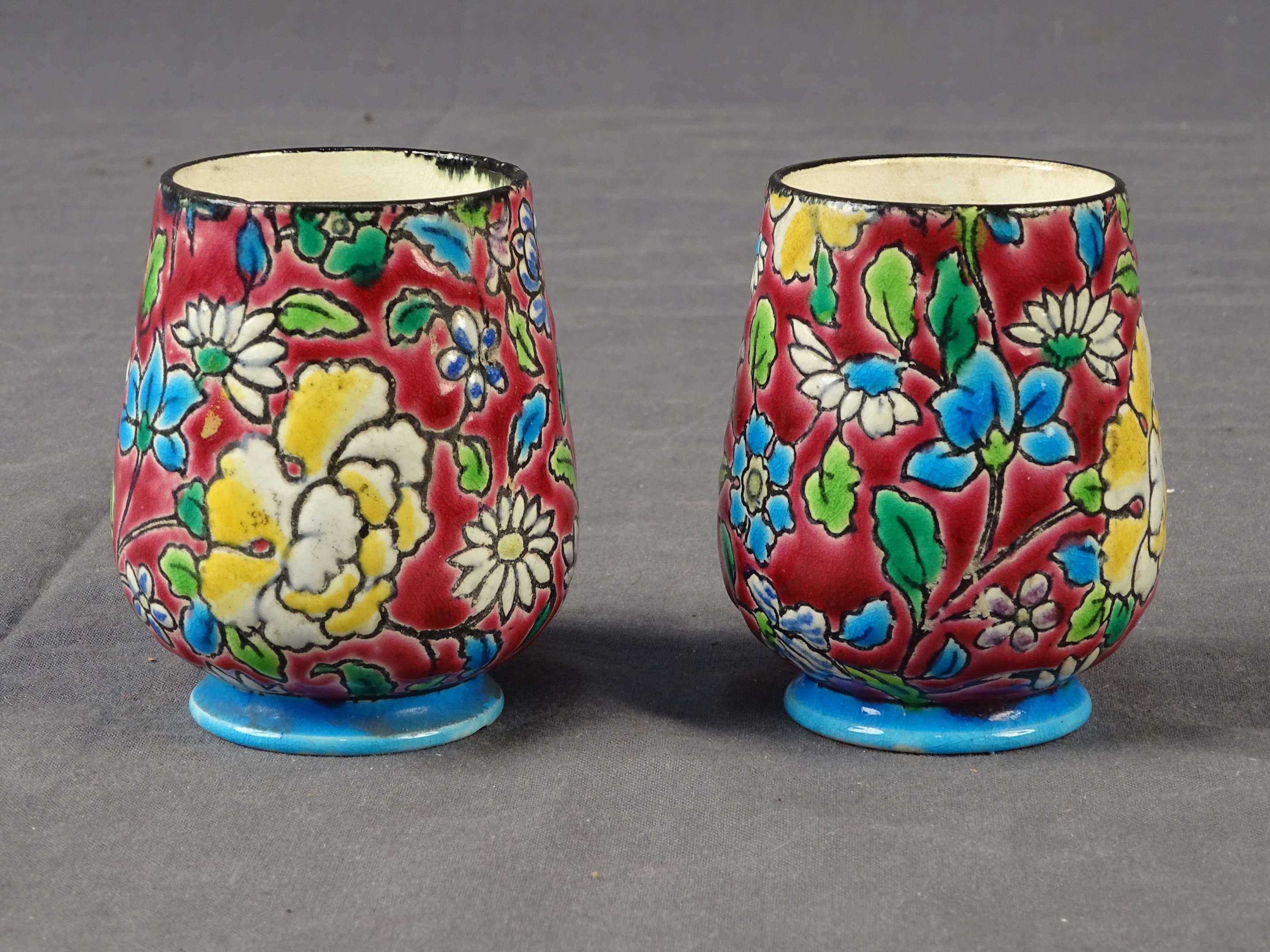 Pot de fleurs gravé terracotta - motif aléatoire - OOGarden