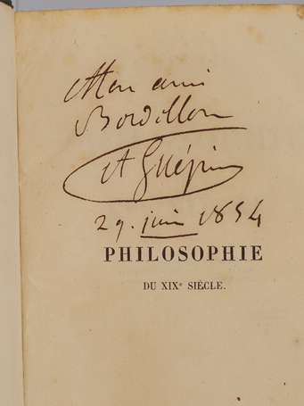 [PHILOSOPHIE] - GUÉPIN [(Ange)] - Philosophie du 