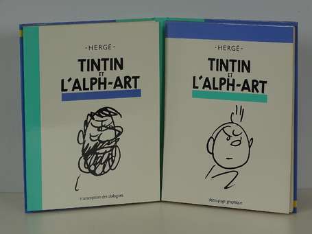Hergé : Tintin 24 ; Tintin et l'Alph-art en 