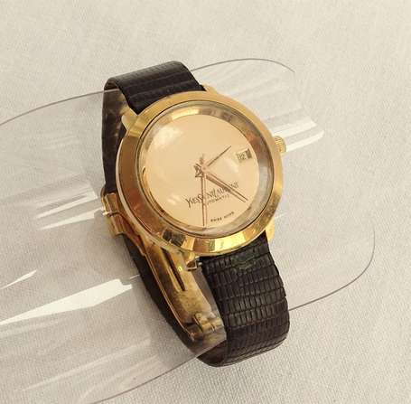 YVES SAINT LAURENT - Montre bracelet de dame, le 