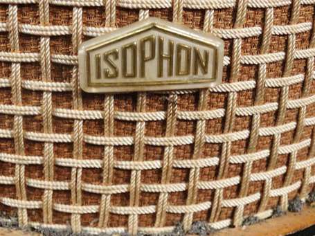 Isophon Paire d'enceintes colonne habillées de 