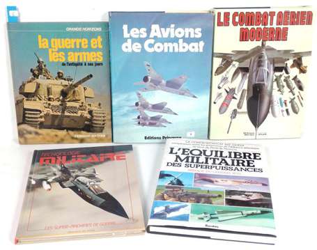 5 Livres moderne sur les avions et divers 