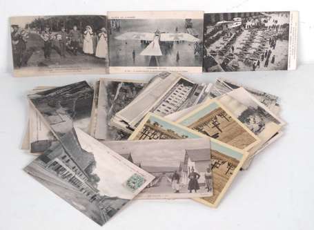 14/18 -Cartes postales thèmes militaires , camps ,