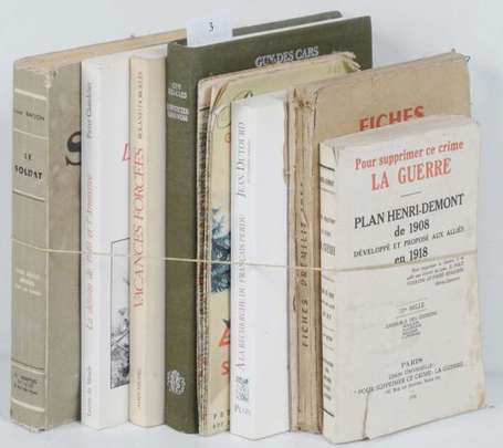 Lot de 7 livres 14/18 et divers