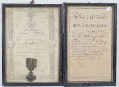Fr 14/18 - Citation à l'ordre du régiment , 1918 ,