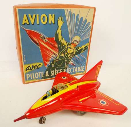 Joustra - Avion avec pilote éjectable en boite , 