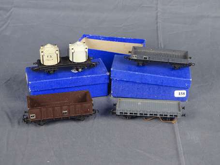 SMCF - Lot de 3 wagons et un wagon de la marque 