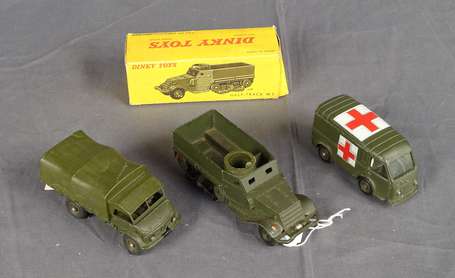 n22 BOITE Ambulance militaire renault 4X4 bt repro DINKY TOYS ref 807