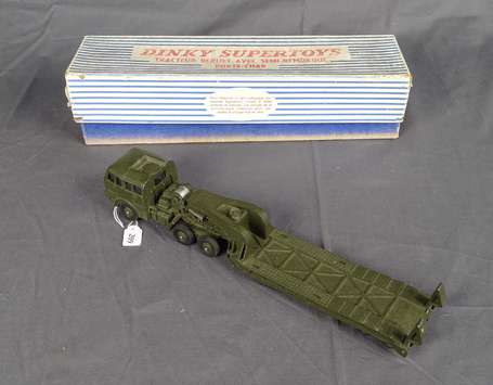 Dinky toys militaire - Berliet porte char , réf. 