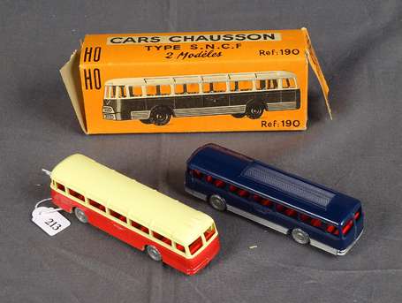 Jouef - coffret 2 bus chaussons  en boite réf. 190