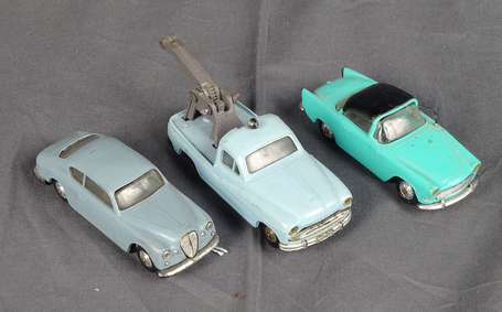 Norev - Lot de 3 véhicules , Lancia Aurelia, Simca