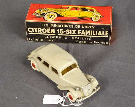 Norev - Boite Lapin - Citroën 15 SIX familiale , 