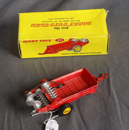 Dinky Toys gb - Remorque Massey Harris réf. 321, 