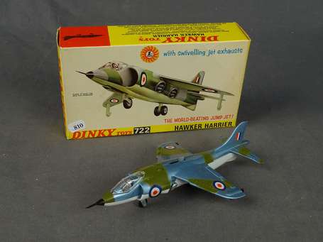 Dinky toys GB-Avion Sea Harrier, neuf boite, ref 