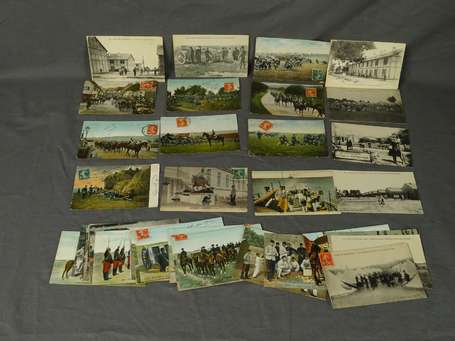 1GM - Lot de 42 cartes postales essentiellement en