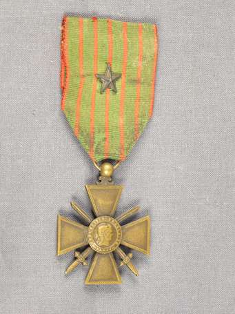 Mil - Croix de guerre 14/16, avec une étoile, bel 