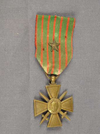 Mil - Croix de guerre 14/17, avec une étoile, bel 