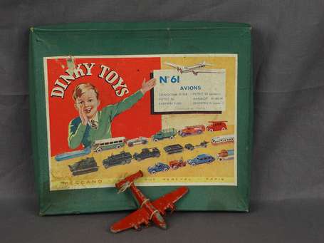 Dinky toys France - Coffret vide d'avion ref 61 - 