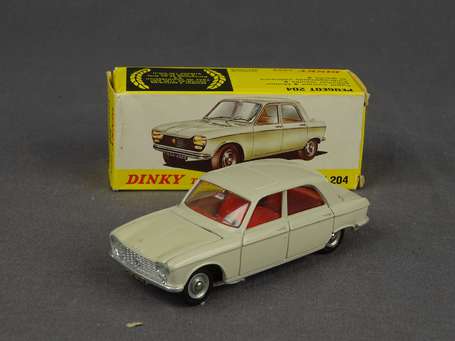 Dinky toys Spain - Peugeot 204 couleur blanche  - 