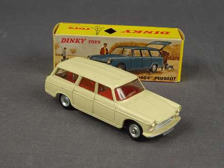 Dinky toys France- Peugeot 404 break couleur blanc