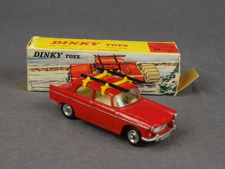 Dinky toys France- Peugeot 404 avec remorque (deux