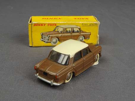 Dinky toys France- Fiat 1200, couleur marron toit 