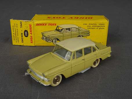 Dinky toys France- Opel rekord , couleur jaune, 