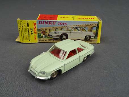 Dinky toys France- Panhard 24 CT , couleur verte 