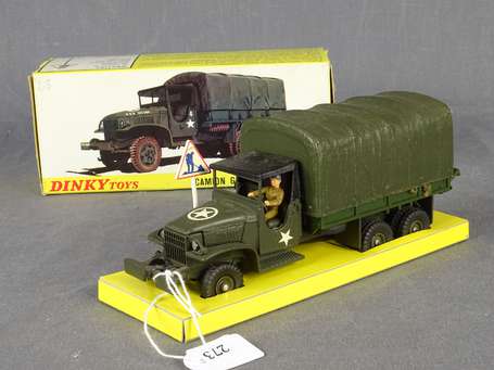 Dinky toys militaire France- gmc baché, état neuf 