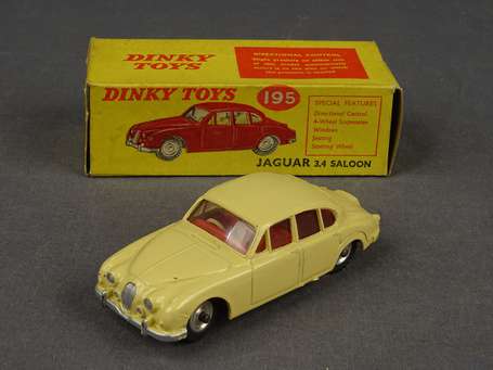 Dinky toys GB- Jaguar saloon , couleur creme, ref 