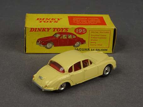 Dinky toys GB- Jaguar saloon , couleur creme, ref 