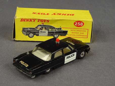 Dinky toys GB- Ford fairlane police, manque 