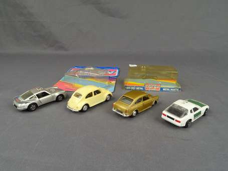 Novev - Lot de 4 voitures , 2 porche en boite , 