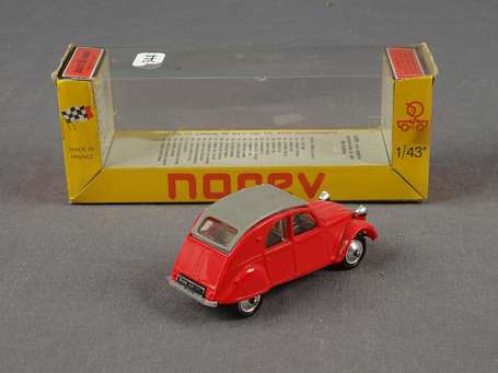 Norev - Citroen 2 ch luxe, couleur rouge, neuf en 