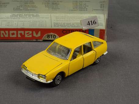 Norev jet métal - Citroen GS, couleur jaune, neuf 