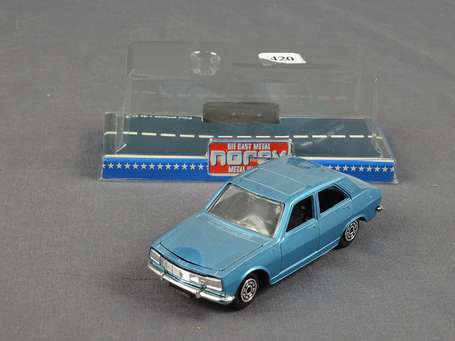 Norev jet métal - Peugeot 504, couleur bleu 