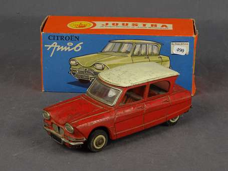 Joustra - Citroen Ami 6, couleur rouge, jouet à 