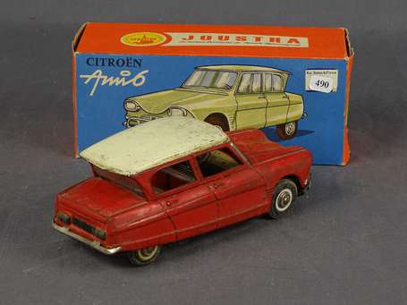 Joustra - Citroen Ami 6, couleur rouge, jouet à 