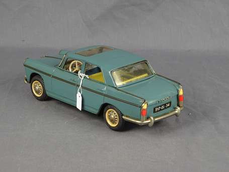 Joustra - Peugeot 404, couleur bleu vert, jouet à 