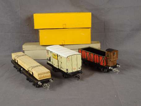 Jep o - 3 wagons neuf en boites ref 