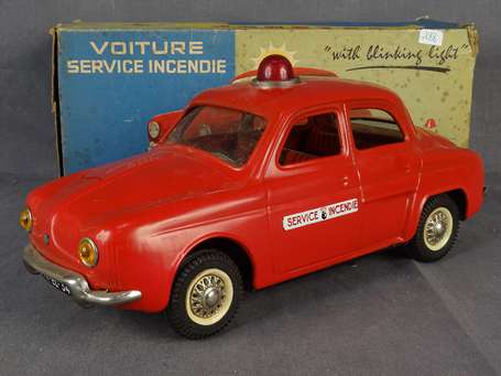 Joustra - Renault Dauphine Pompier, jouet à 