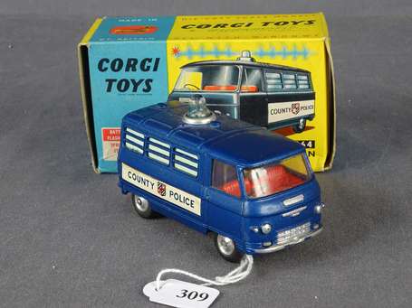 Corgi - Commer Police van , avec dépliant , neuf 